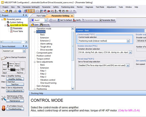 Mitsubishi-hajtas-MR-configurator